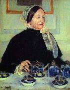 Mary Cassatt Lady at the Tea Table oil on canvas